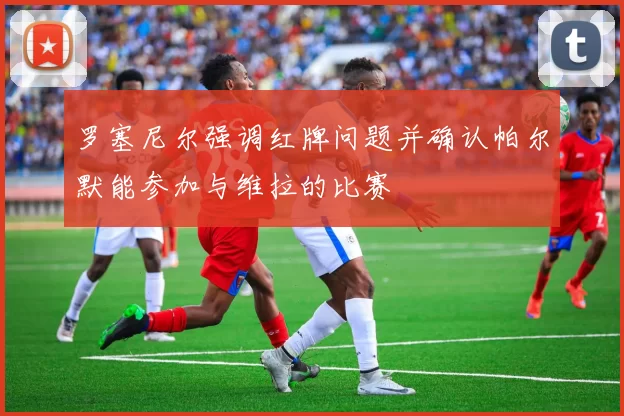 罗塞尼尔强调红牌问题并确认帕尔默能参加与维拉的比赛